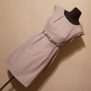 Sheath Dress Pale Gray